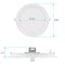 Luxrite 8 Inch Ultra Thin LED Recessed Downlight 5 CCT Selectable 2700K-5000K 23W 1800LM Dimmable LR23733-1PK - alternate 7